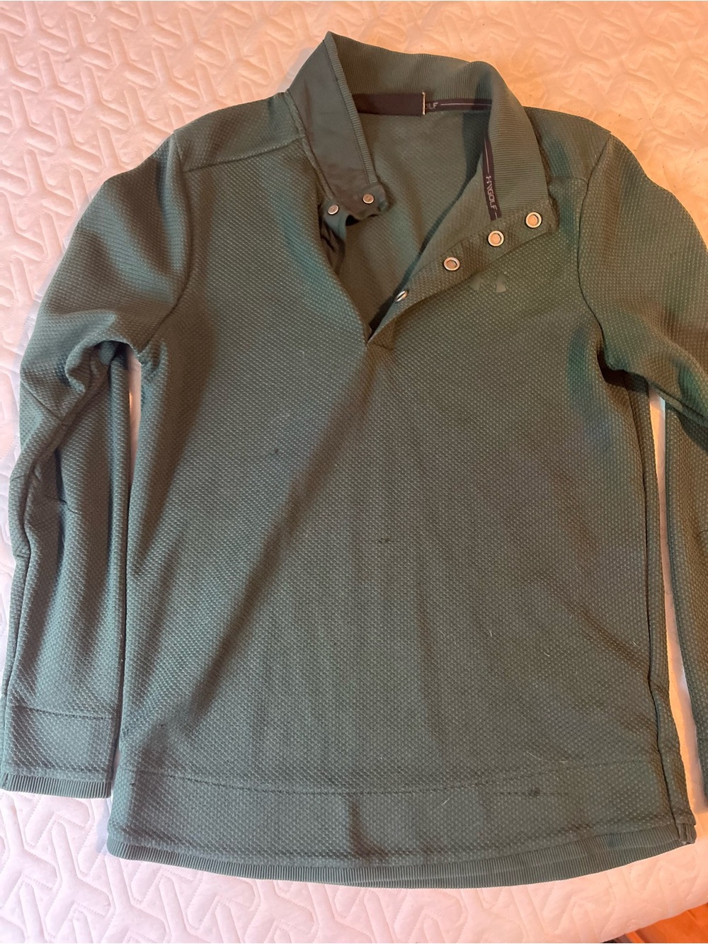 Under Armour Forest Green Half-Zip Pullover Sweater